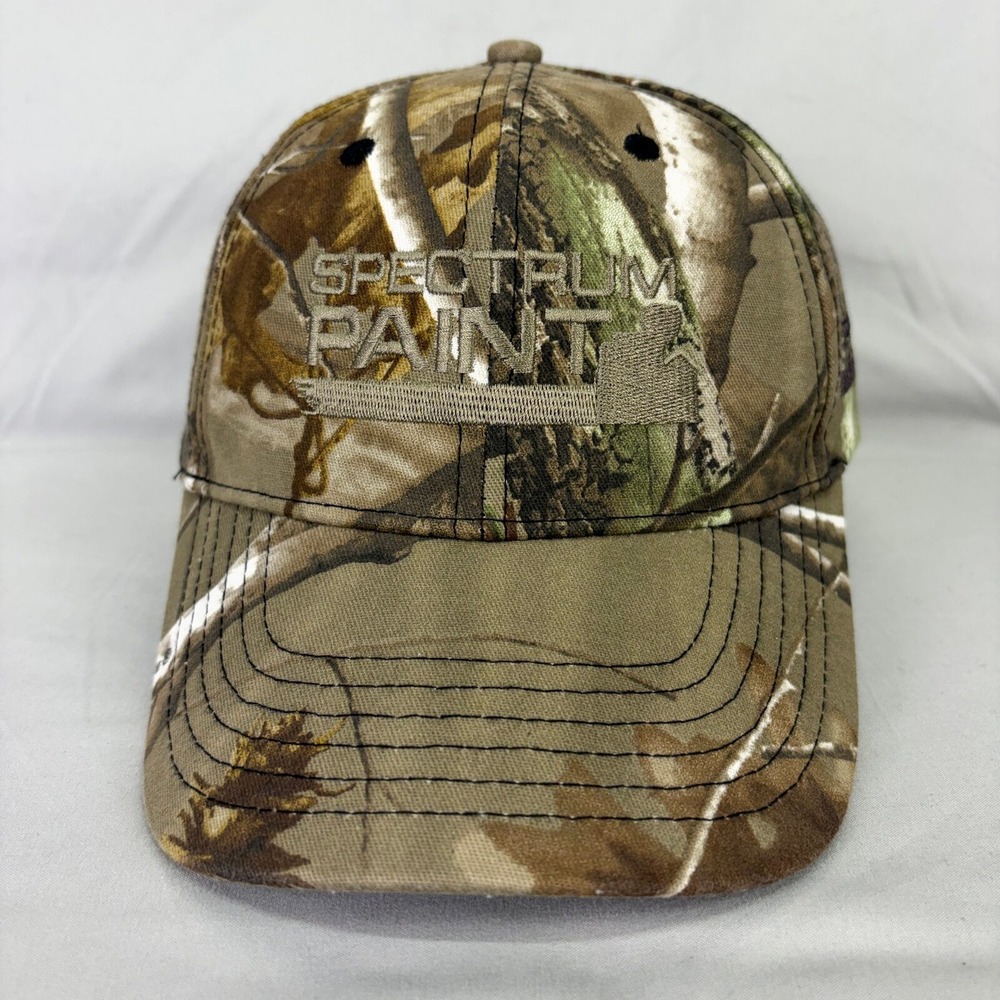 Cap America Hat Spectrum Paint Mens OSFM Camo Embroidered Strapback